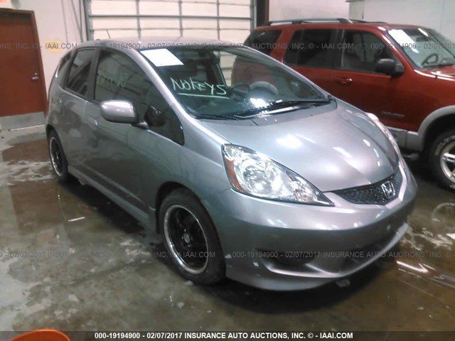 JHMGE88489S054913 - 2009 HONDA FIT SPORT GRAY photo 1