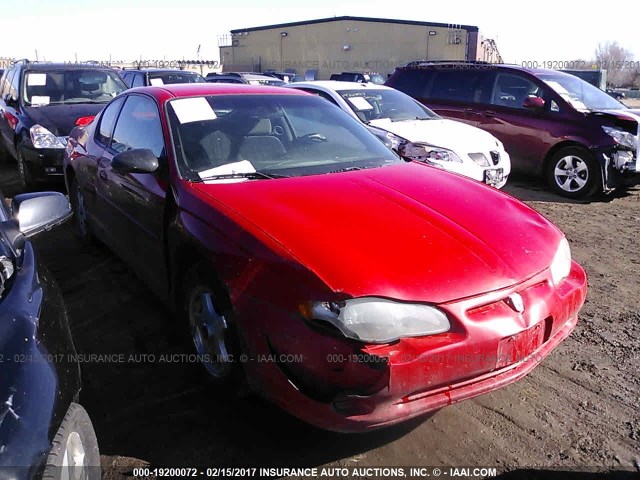 2G1WW12E649100289 - 2004 CHEVROLET MONTE CARLO LS RED photo 1