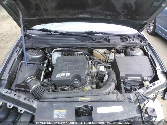 1G1ZT54835F318171 - 2005 CHEVROLET MALIBU LS 灰色 照片 10