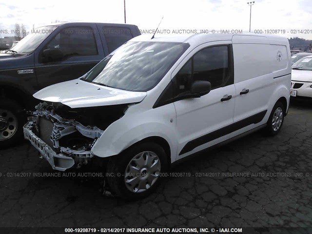NM0LS7F75G1238531 - 2016 FORD TRANSIT CONNECT  WHITE photo 2