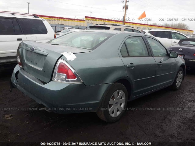 3FAHP06Z36R237536 - 2006 FORD FUSION S GREEN photo 4