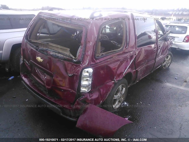 1GNDV23L75D208565 - 2005 CHEVROLET UPLANDER LS MAROON photo 4