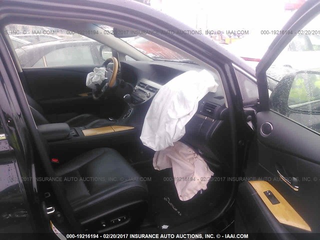 2T2ZB1BA7FC003484 - 2015 LEXUS RX 450 BLACK photo 5