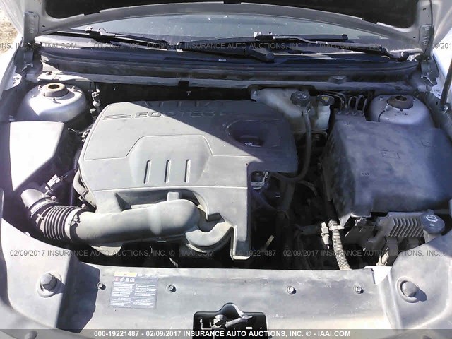 1G1ZC5EU4BF272454 - 2011 CHEVROLET MALIBU 1LT 银色 照片 10