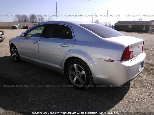 1G1ZC5EU4BF272454 - 2011 CHEVROLET MALIBU 1LT 银色 照片 3