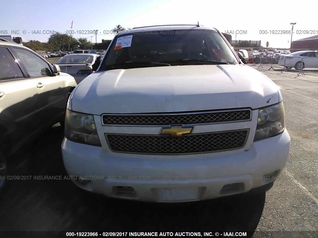 1GNFC13087R310896 - 2007 CHEVROLET TAHOE C1500 WHITE photo 6