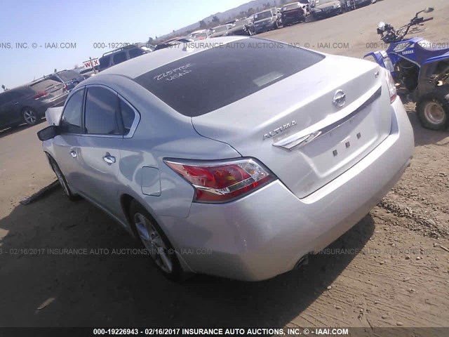 1N4AL3AP4FC258818 - 2015 NISSAN ALTIMA 2.5/S/SV/SL SILVER photo 3