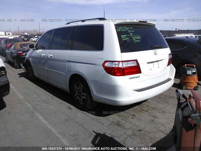 5FNRL38666B419358 - 2006 HONDA ODYSSEY EXL WHITE photo 3