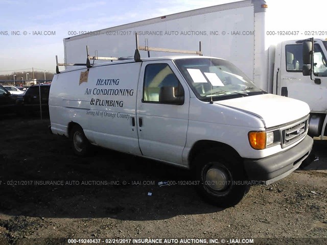 1FTSS34LX3HB69621 - 2003 FORD ECONOLINE E350 SUPER DUTY VAN WHITE photo 1