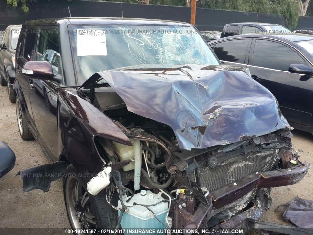 JTLZE4FE4A1115672 - 2010 TOYOTA SCION XB MAROON photo 1