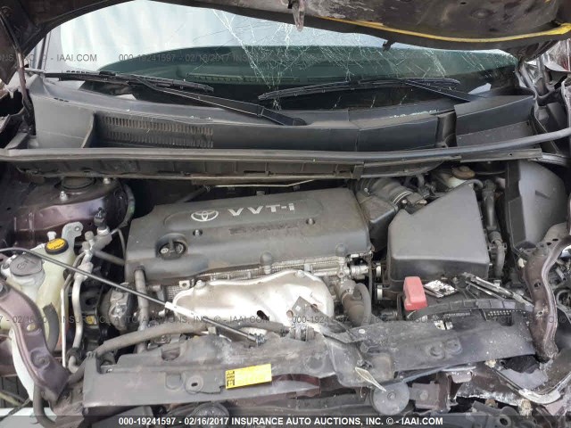 JTLZE4FE4A1115672 - 2010 TOYOTA SCION XB MAROON photo 10