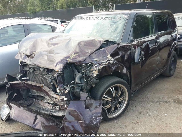 JTLZE4FE4A1115672 - 2010 TOYOTA SCION XB MAROON photo 2