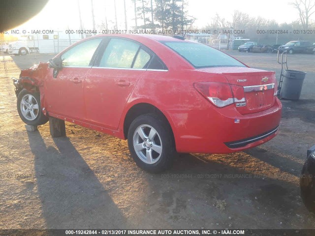 1G1PC5SB7F7165926 - 2015 CHEVROLET CRUZE LT RED photo 3