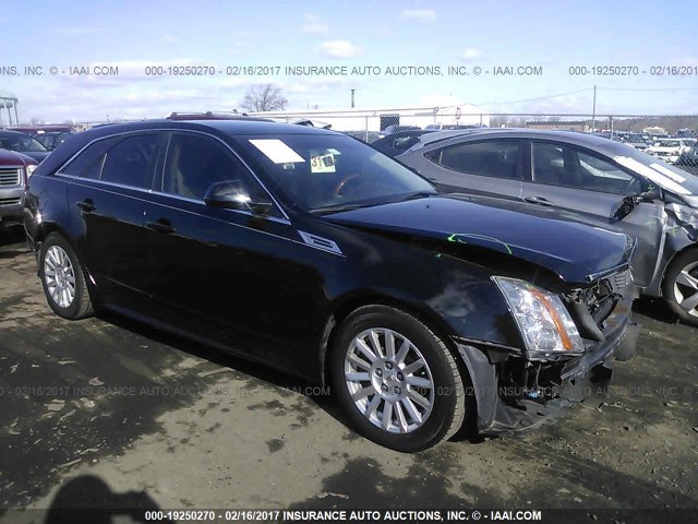 1G6DE8EG2A0123584 - 2010 CADILLAC CTS LUXURY COLLECTION BLACK photo 1