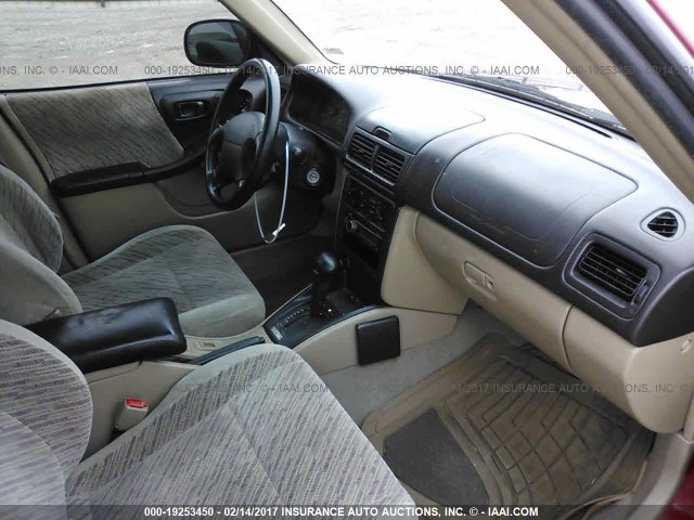 JF1SF6558YH700317 - 2000 SUBARU FORESTER S Qırmızı foto 5