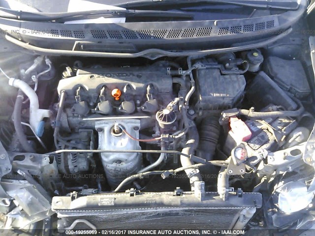 19XFA1F55BE038186 - 2011 HONDA CIVIC LX GRAY photo 10