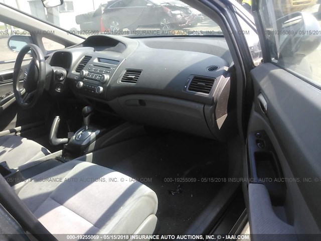 19XFA1F55BE038186 - 2011 HONDA CIVIC LX GRAY photo 5