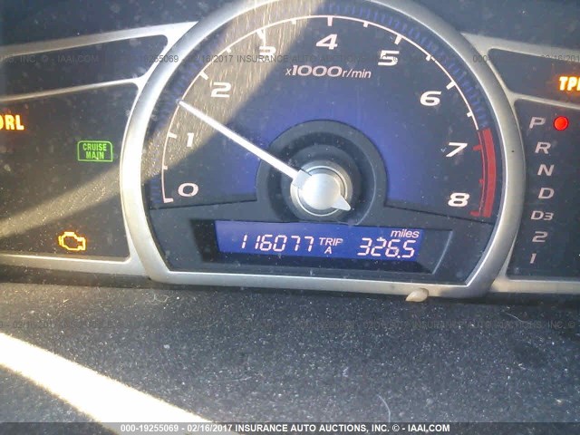 19XFA1F55BE038186 - 2011 HONDA CIVIC LX GRAY photo 7