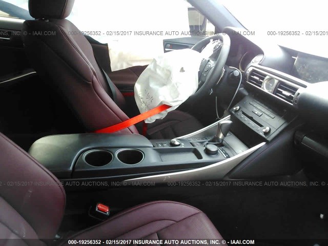 JTHBF1D25F5045860 - 2015 LEXUS IS 250 WHITE photo 5