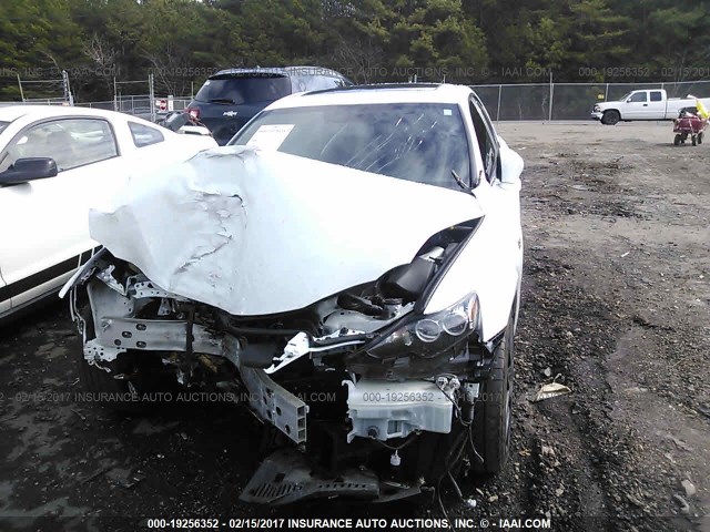 JTHBF1D25F5045860 - 2015 LEXUS IS 250 WHITE photo 6