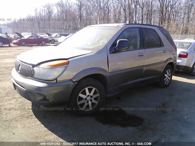 3G5DA03E02S553885 - 2002 BUICK RENDEZVOUS CX TAN photo 2