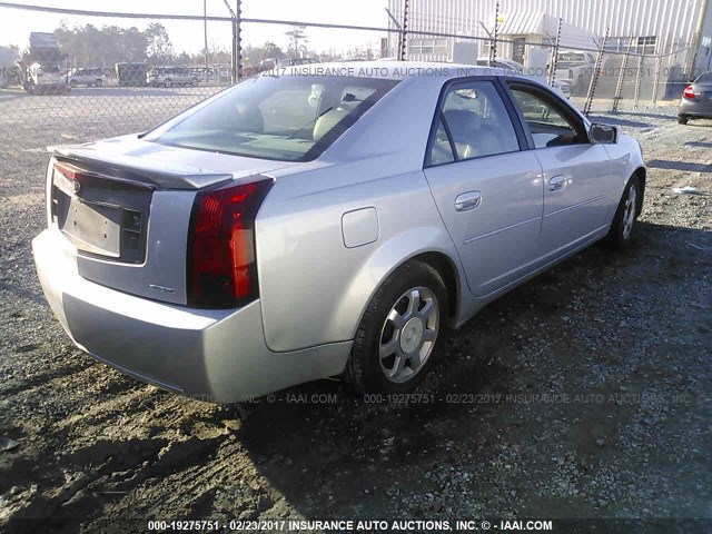 1G6DM57N130141736 - 2003 CADILLAC CTS SILVER photo 4