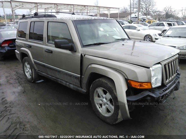 1J8HG48K86C188195 - 2006 JEEP COMMANDER BROWN photo 1