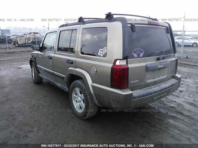 1J8HG48K86C188195 - 2006 JEEP COMMANDER BROWN photo 3