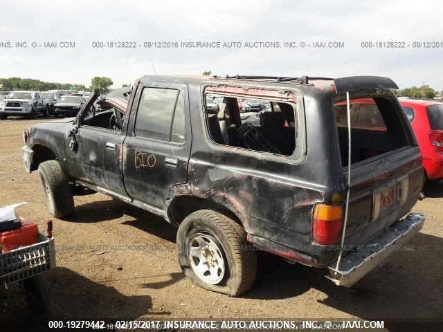 JT3VN39W5N0082481 - 1992 TOYOTA 4RUNNER VN39 SR5 BLACK photo 3