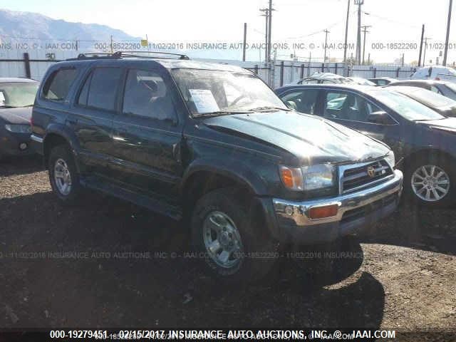 JT3HN87R3T0013938 - 1996 TOYOTA 4RUNNER LIMITED GREEN photo 1