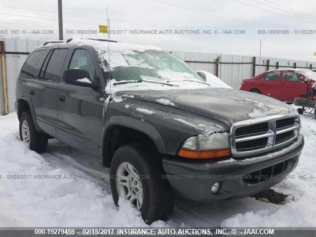 1D4HS48N53F605253 - 2003 DODGE DURANGO SLT GRAY photo 1