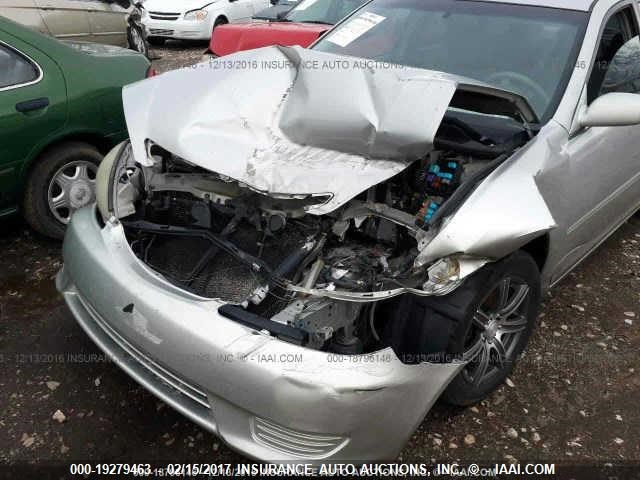 4T1BE32K55U078442 - 2005 TOYOTA CAMRY LE/XLE/SE SILVER photo 6