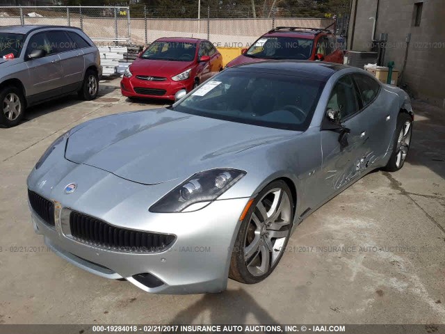 YH4K16AA6CA000203 - 2012 FISKER AUTOMOTIVE KARMA  GRAY photo 2