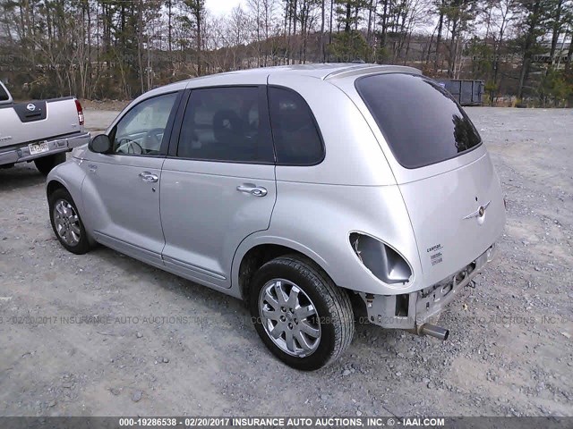 3A8FY58BX6T240568 - 2006 CHRYSLER PT CRUISER TOURING SILVER photo 3