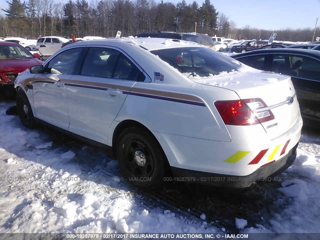 1FAHP2L80GG128242 - 2016 FORD TAURUS POLICE INTERCEPTOR WHITE photo 3