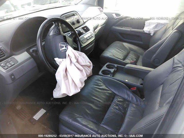 5FNRL38656B442999 - 2006 HONDA ODYSSEY EXL ნაცრისფერი ფოტო 5