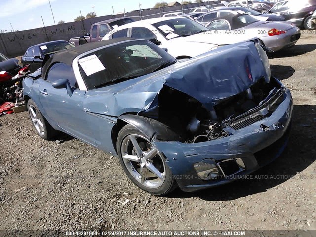 1G8MF35X98Y111306 - 2008 SATURN SKY REDLINE BLUE photo 1