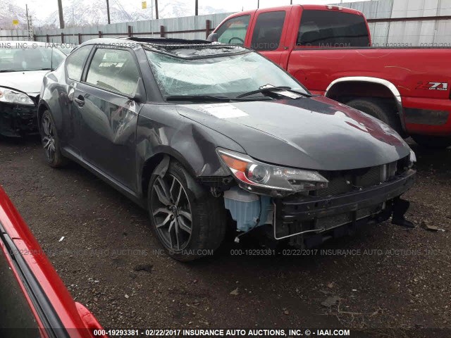 JTKJF5C79FJ009915 - 2015 TOYOTA SCION TC 灰色 照片 1