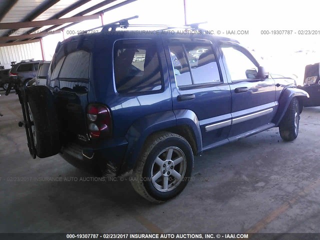 1J4GL58K36W199442 - 2006 JEEP LIBERTY LIMITED Dark Blue photo 4