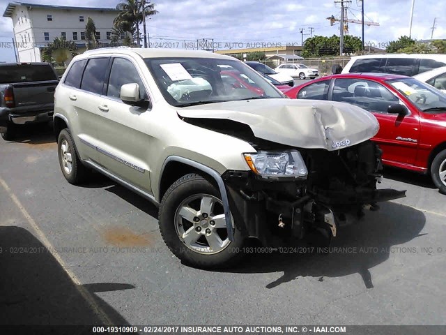 1C4RJFAG7CC181880 - 2012 JEEP GRAND CHEROKEE LAREDO GOLD photo 1