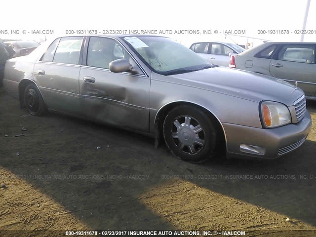 1G6KD54Y93U289504 - 2003 CADILLAC DEVILLE GOLD photo 1