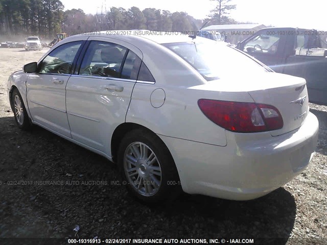 1C3LC56R18N255735 - 2008 CHRYSLER SEBRING TOURING WHITE photo 3