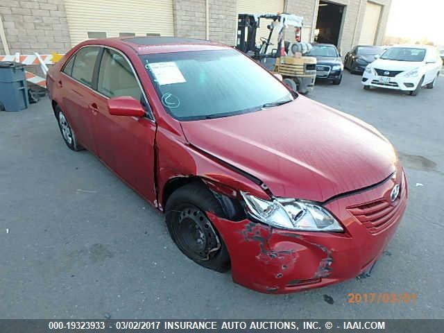 4T1BE46K79U349765 - 2009 TOYOTA CAMRY SE/LE/XLE RED photo 1