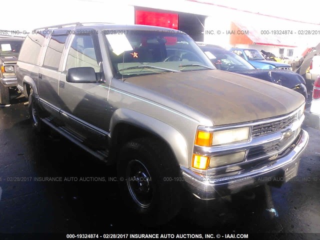 3GNGK26JXXG110006 - 1999 CHEVROLET SUBURBAN K2500 TAN photo 1