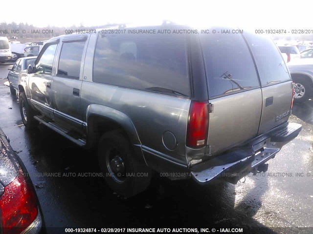 3GNGK26JXXG110006 - 1999 CHEVROLET SUBURBAN K2500 TAN photo 3