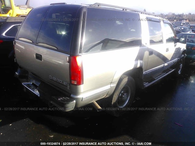 3GNGK26JXXG110006 - 1999 CHEVROLET SUBURBAN K2500 TAN photo 4