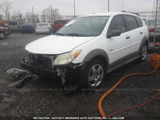 5Y2SL65896Z424198 - 2006 PONTIAC VIBE WHITE photo 2