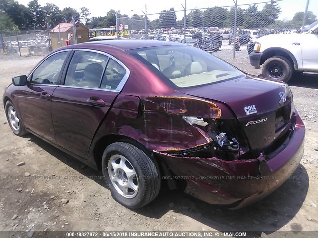 1HGCP26409A179499 - 2009 HONDA ACCORD LXP MAROON photo 6