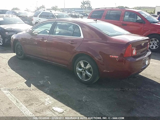1G1ZC5E17BF276116 - 2011 CHEVROLET MALIBU 1LT RED photo 3