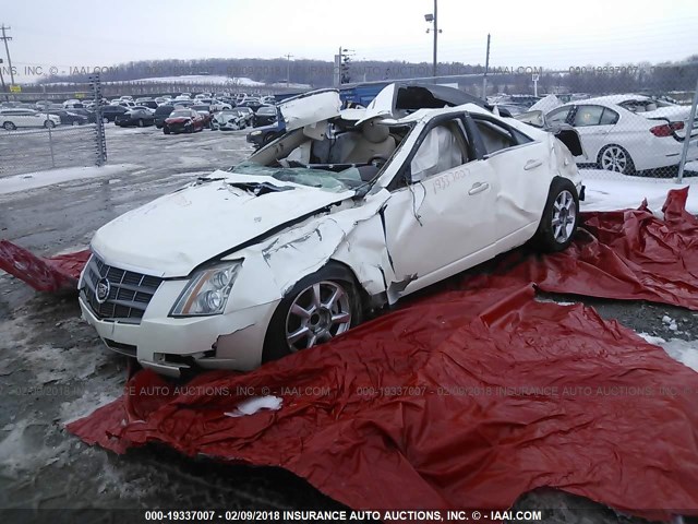1G6DJ577990102590 - 2009 CADILLAC CTS WHITE photo 2